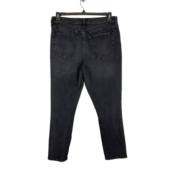 Abercrombie & Fitch Black/Grey Simone High Rise Slim Distressed Jeans size 14 - Picture 6 of 8